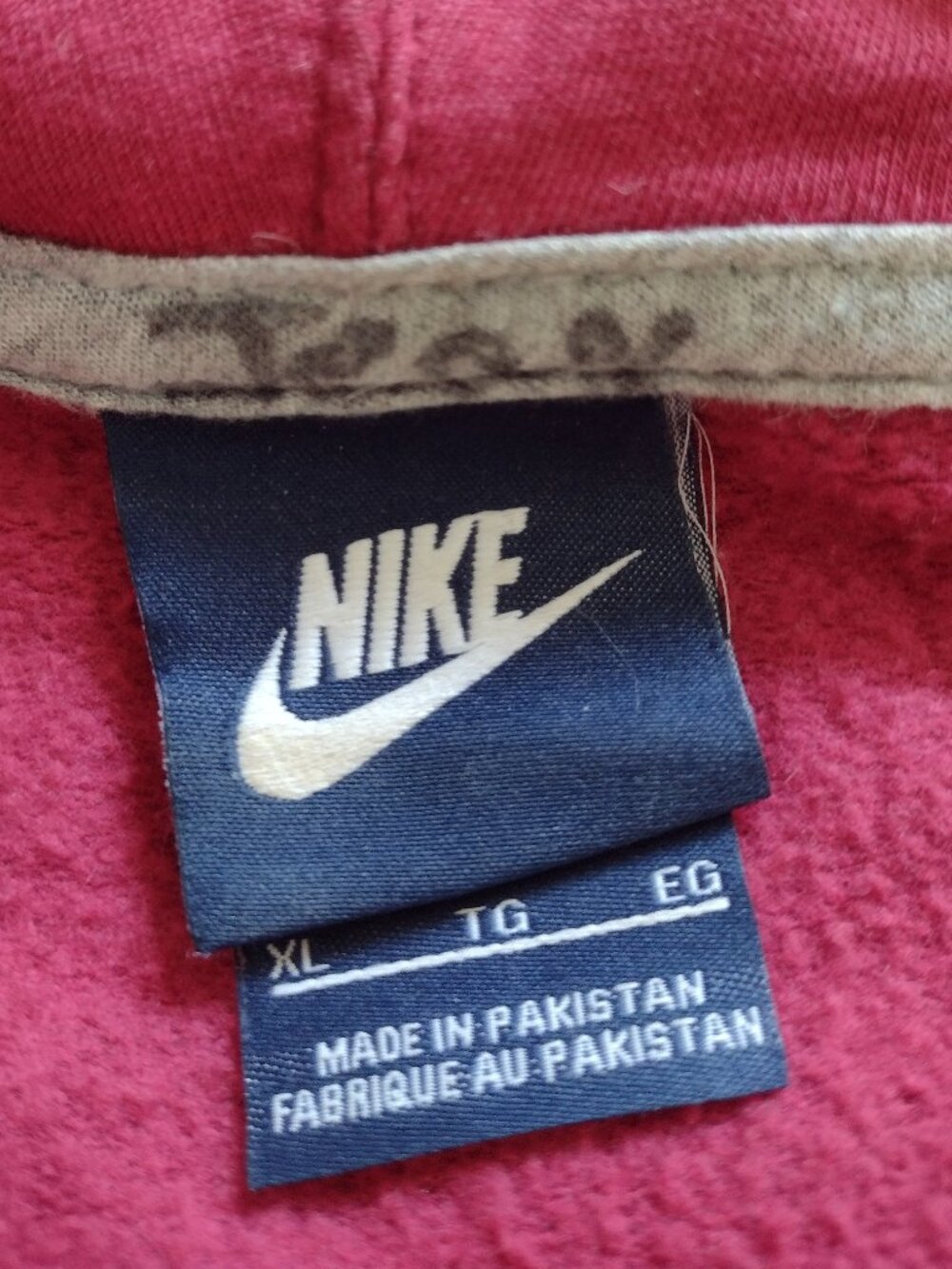 Nike Women's Hoodie Sweatshirt Red Full Zip XL - Picture 7 of 7